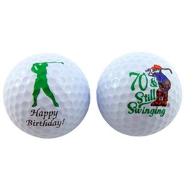 Westmon Works 70th Birthday Golf Balls Gift Pack for for Golfers 1.68 inch