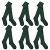 I.L.C.K Girls 6 Pairs Back To School Plain Cotton Rich