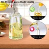 Dispensador de Aceite, 2PCS Botella Dispensadora de Aceite 2 En