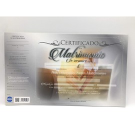 Certificado De Matrimonio