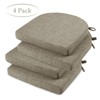 Basic Beyond Chair Cushions for Dining Chairs 4 Pack, Kitchen