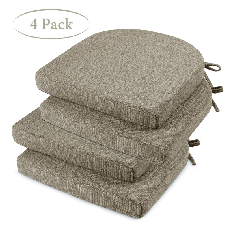 Basic Beyond Chair Cushions for Dining Chairs 4 Pack, Kitchen