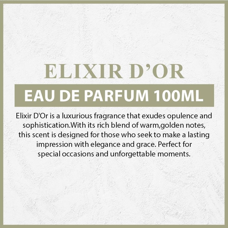 Elixir D'or For Women By Lorientale Fragrances Eau De Parfum