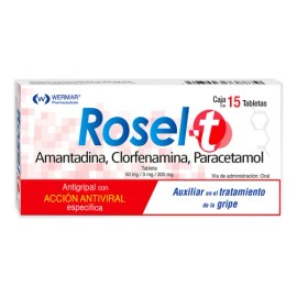 Rosel-t Tableta 50/3/300 Mg, 15 Tabletas