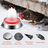 12in Chicken Warer Heater for Winter,5 Gallon Chicken Water Heated