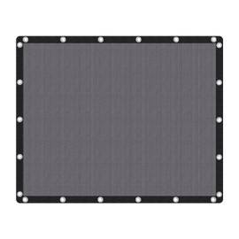 VICLLAX 90% Shade Fabric Sun Shade Cloth Privacy Screen with Reinforced Grommets for Outdoor Patio Garden Pergola Cover Canopy 8x10 FT, Grey