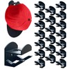 BIUFANTASI Adhesive Hat Hooks for Wall (20-Pack) No Drilling Caps