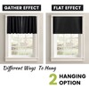 Yakamok 18 Inches Long Blackout Curtain Valances for Kitchen Windows