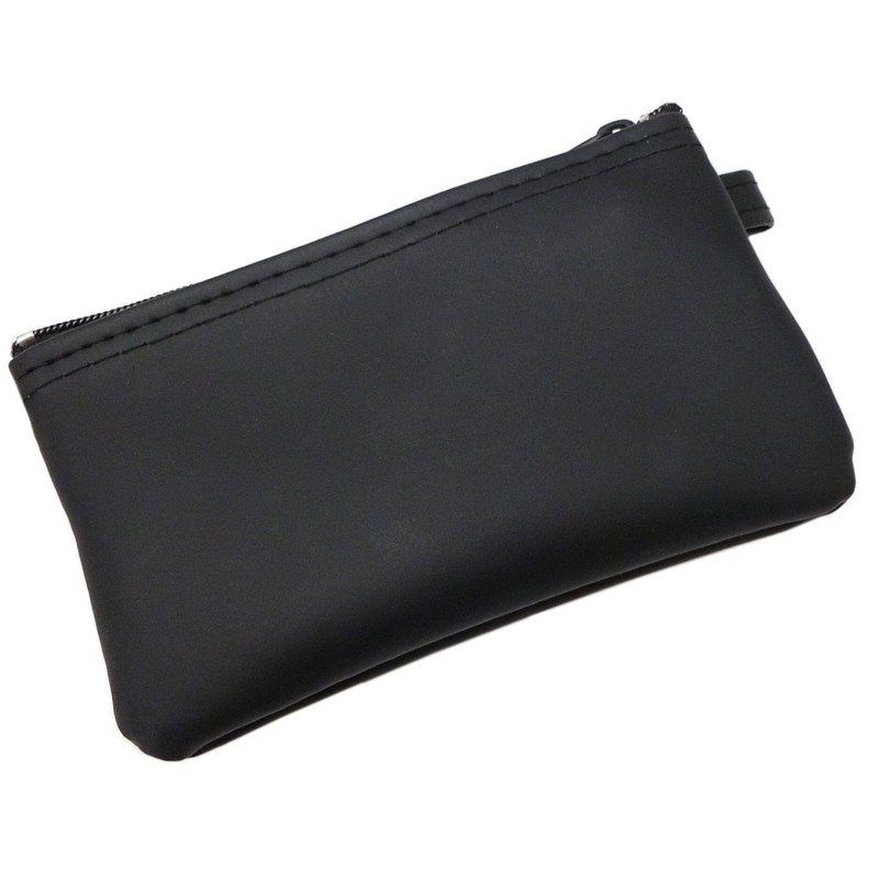 Key pocket with 1 zipper compartment in black