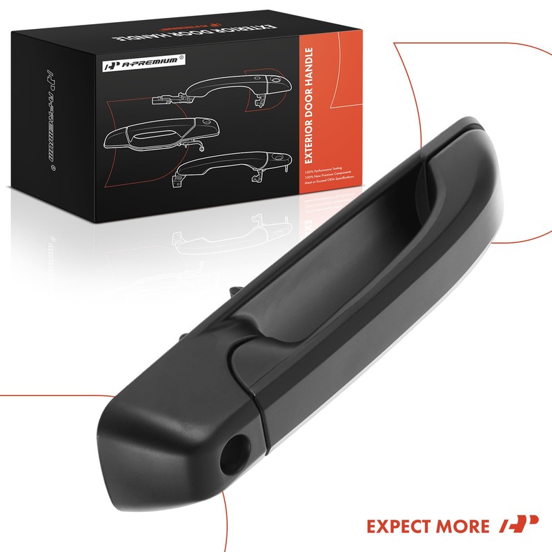A-Premium Front Driver Side Exterior Door Handle with Keyhole Compatible