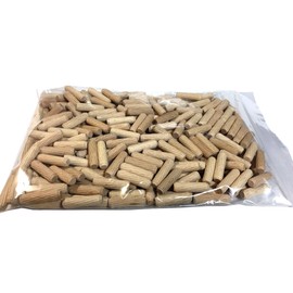 kicoriya Wood Dowels, 0.4 x 1.6 inches (10 x 40 mm), Approximately 200 Pieces Woodworking Dowels, Wood Dowels, Furniture, Joints