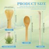 4pcs Matcha Set, Matcha Whisk Set - Matcha Whisk Plastic(Yellow),
