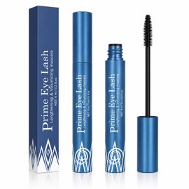 Mascara for Mature Women - Lengthening Volumising Black Mascara for Seniors with Thinning Lashes, Smudge-Resistant No Clumping Lash Mascara for Older Women, Precision Brush Eye Makeup, 6ml