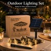Solar Umbrella String Lights for Outdoor Décor – 104 LED
