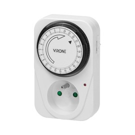 Virone MT-1 Mechanical Timer Socket 3500 W, 15 min Interval Timer Switch