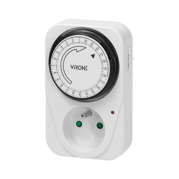 Virone MT-1 Mechanical Timer Socket 3500 W, 15 min Interval