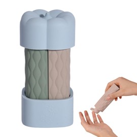 Travel Shampoo Bottles - Leakproof Liquid Containers | 4-in-1 Travel Toiletry Bottles Leakproof for Outdoor Shampoo, Cosmetics, Conditioner