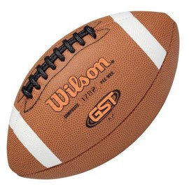 Wilson GST Composite Football - PeeWee Size, Tan