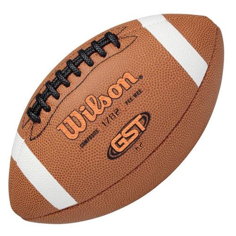 Wilson GST Composite Football - PeeWee Size, Tan