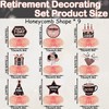 35PCS Rose Gold Retirement Party Decorations Set – Balloons, Miss