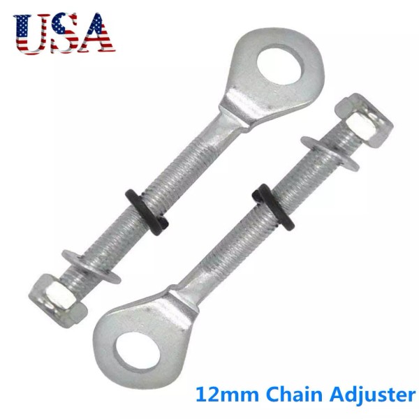 Unbranded/Generic pair 12mm Chain Adjuster For Taotao Coolster Roketa Pit