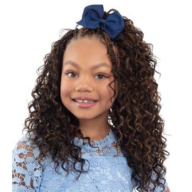 Shake-N-Go Kids Deep Curl Boho Braids 10" (Color: COPPER)