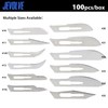 100PCs Dental Grade #12 Stainless Steel Sterile Surgical Blades by