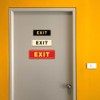 All Quality Standard Exit Wall or Door Sign | Durable