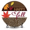 patcate Happy Fall Desk Decor, 8 Inch Autumn Maple Leaves