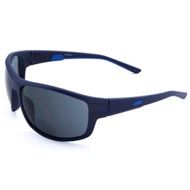 VITENZI Bifocal Sunglasses TR90 Wraparound Frame Sports Readers for Reading Under The Massa Sun in Blue 1.50