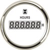 BLUERICE 52MM 2" Hour Meter Gauge Red Backlight for Marine