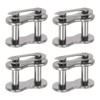 sourcing map 4Pcs #60 Chain Master Connector Link Roller 3/4"