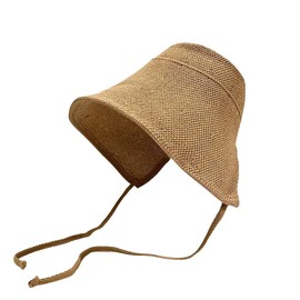 [maly] Straw Hat Hat Visor, Women's, Lightweight, Sunshade, Cool, Breathable, Wide Brim, Spring/Summer, Light Blocking, Heat Blocking, Breathable, Foldable, Convenient to Carry, UV Protection, For