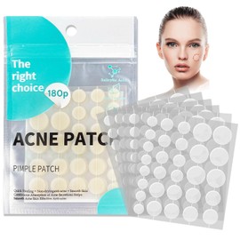Shefave Acne Patch, Pickel Patches 180Stücke Hydrokolloid pimple Patches, Akneaufkleber mit Teebaumöl, Pickelpflaster, Tag und Nacht Wasserdicht Absorptions Pickel Patch, Lindert Akne