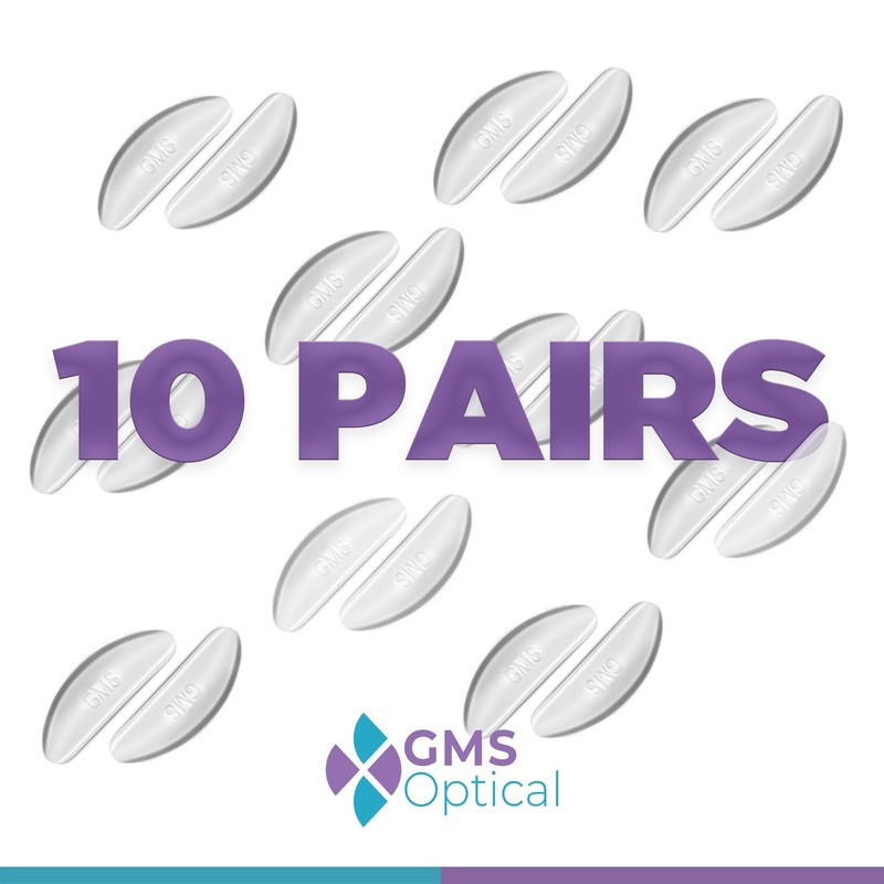 GMS Optical 1.8mm Reg-Thin/18mm Long Length - Anti-Slip Adhesive Contoured