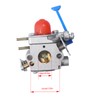 Quaprodur Carburetor Kit C1Q-W40A Replacement for Husquvarna 128LD 128L 128C