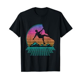 Retro Vintage Rock Climbing - Bouldering Climber Lover T-Shirt