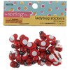 Mini Ladybug 3D Stickers - 40 Pieces