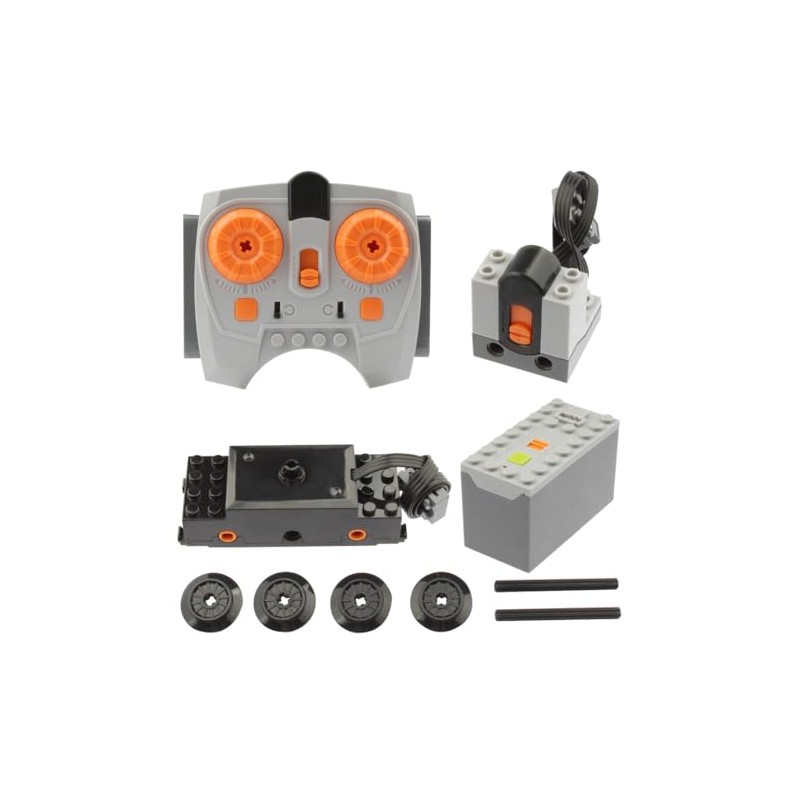 AKOGD Train Motor Power Functions Set, 4-Piece Train Electric Motor