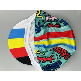 BikingBros Funny Cycling Cap - Polyester Cartoon Cycling Hat-Under Helmet - Cycling Helmet Liner Breathable&Sweat Uptake