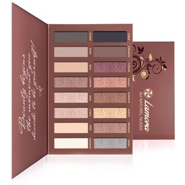 Best Pro Eyeshadow Palette Makeup - Matte  Shimmer 16 Colors - Highly Pigmented - Professional Nudes Warm Natural Bronze Neutral Smoky Cosmetic Eye...