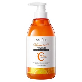 Vitamin C & Lemon Niacinamide Body Wash | Korean Beauty Shower Gel | Deep Cleansing & Nourishing | 16.9oz Jumbo Size Lasts 6-12 Months!