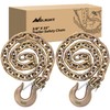 Nilight 3/8" X 35" Trailer Safety Chain 2pcs Grade 70