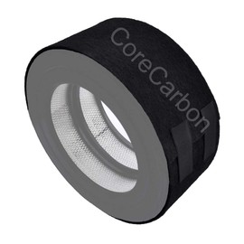 CoreCarbon 2-Pack Exact Fitment Pre-Filter Designed to Fit Honeywell 21500 or TWO HRF-F1 (Labeled "F") Air Purifier Round Replacement Filters