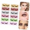 Healeved 12pairs False Eyelashes Thick and Flared Natural Look Grafting