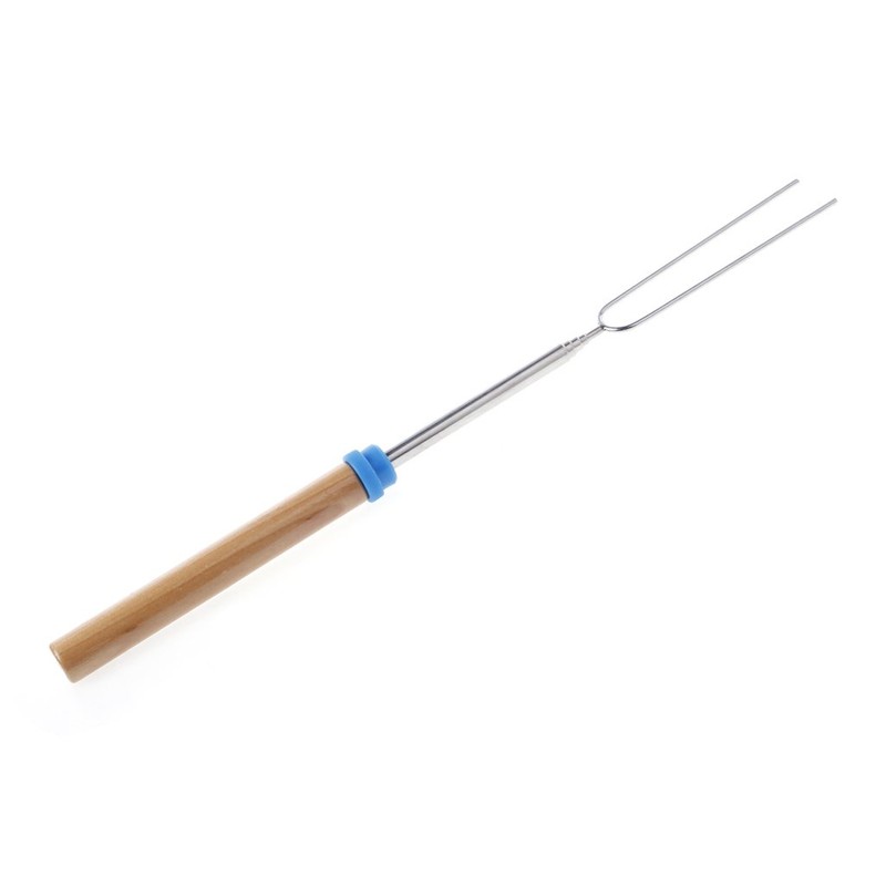 KOFUN Telescoping Roasting Fork Stick, Stainless Steel Bbq Marshmallow Roasting