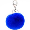 JewelBeauty Fur Ball PomPom Key Chain Keychain Key Ring Handbag