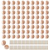 Weysat 40 Sets Closet Pole Socket Wooden Closet Rod Holders