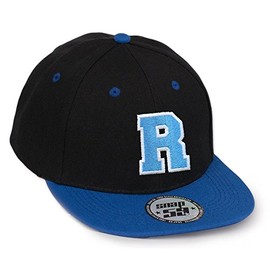 Morefaz Mens Womens Casual Baseball Embroidered Cap Snap Back hat Flat Hats caps Adjustable Snapback LA A-Z Letters (R)