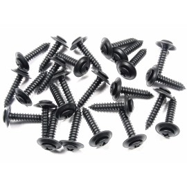 SFS Ford Truck Interior Trim Screws- #10 x 1" Long Countersunk Washer- 25pcs- #247